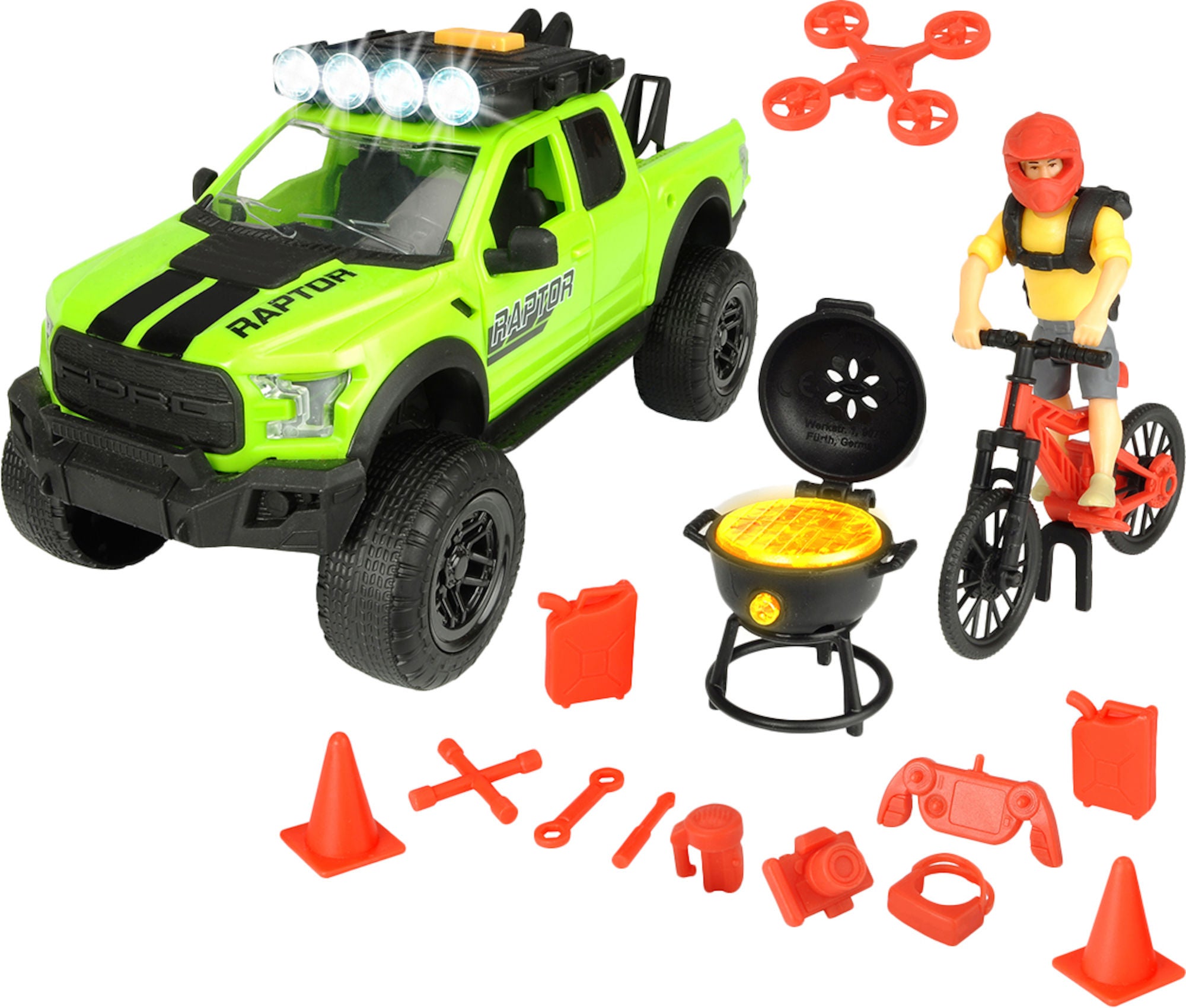 Dickie Toys Playlife Lekesett Syklist