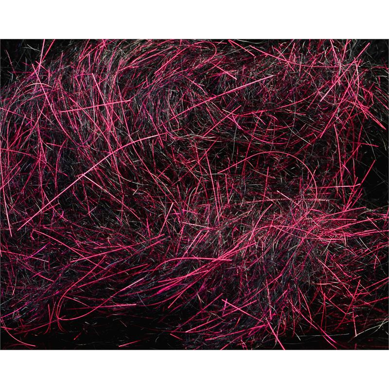 Spawn's UV Simi Seal Dubbing Black / UV Fuchsia