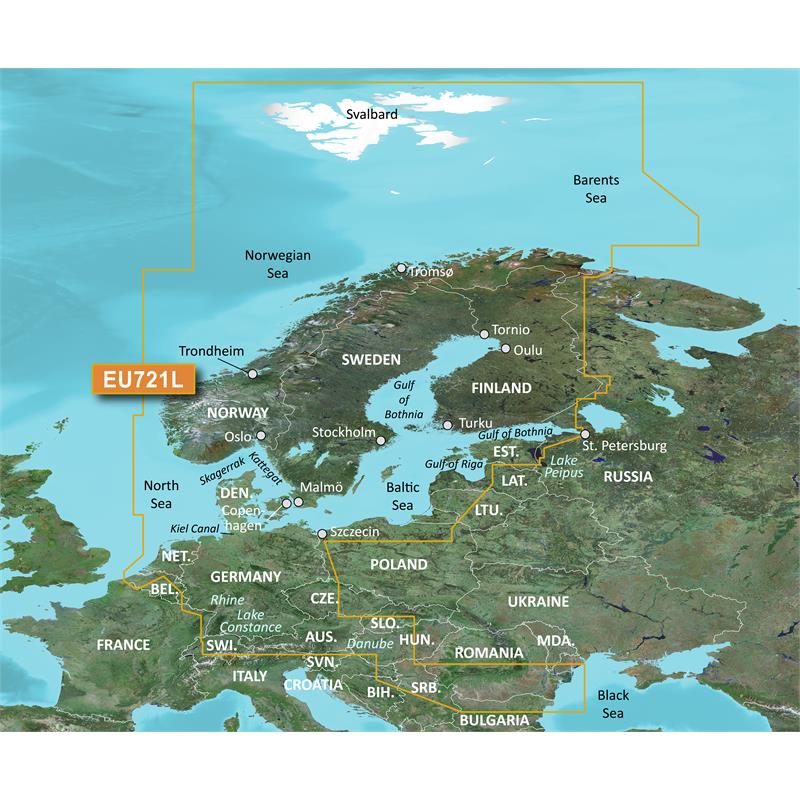 Garmin BlueChart® G3 Vision VEU721L-Northern Europe