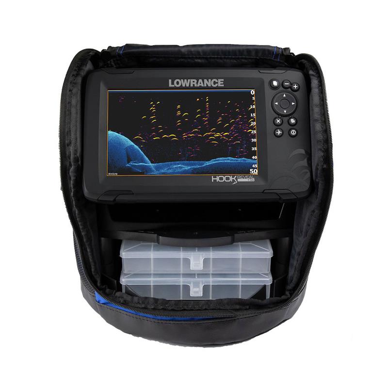 Lowrance Hook Reveal 5 ekkolodd, GPS 5" skjerm, ROW ICEMACHINE