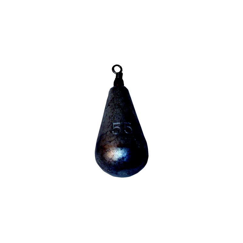 Pæreformet bly m/swivel 15g