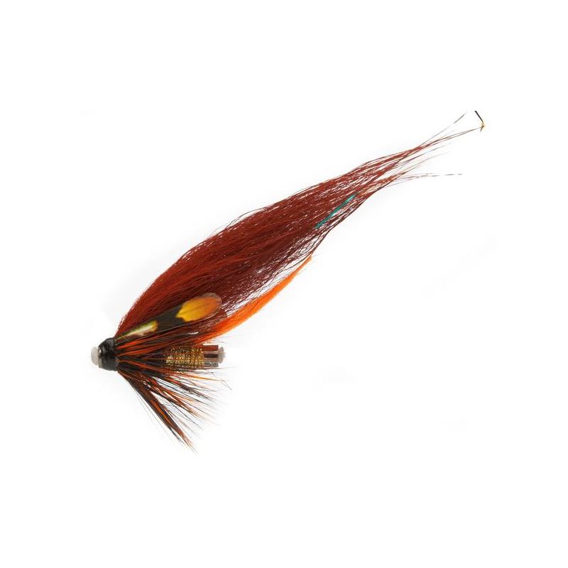 Phatakorva Brown/Orange/Gold str. L Kjøp 12 fluer få gratis flueboks