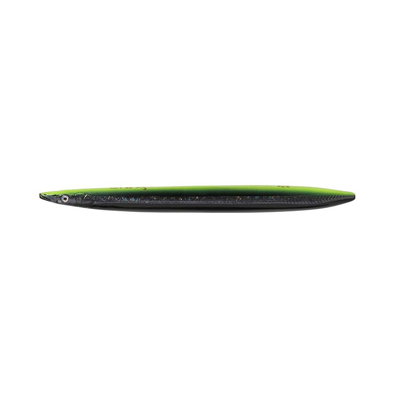 Savage Gear 3D Line Thru Sandeel 11g Black/Yellow Glow 8,5cm