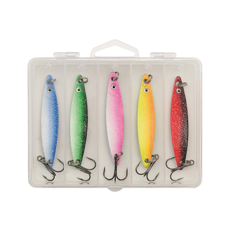 Kinetic Jebo Herring Glitter 24g Sluksett 5-pack