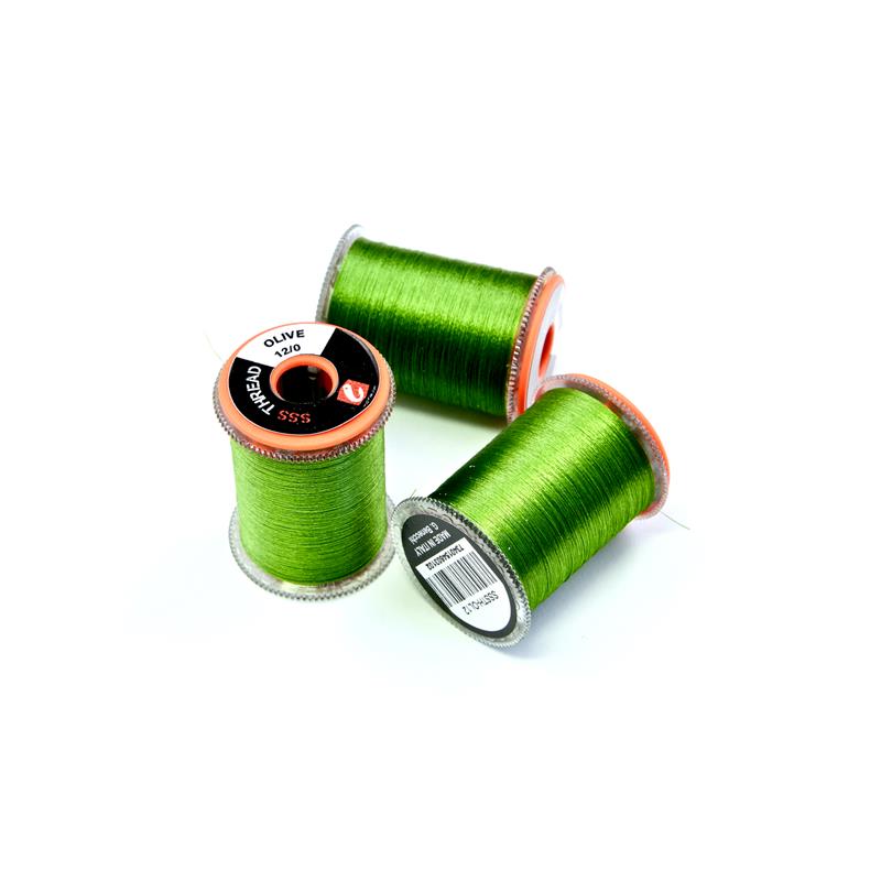 SSS Tying Thread Olive 12/0 Frödin Flies