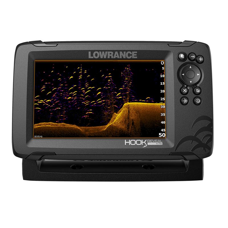 Lowrance Hook Reveal 7 ekkolodd, GPS 7" skjerm, 50/200 HDI ROW