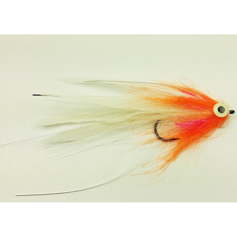 Bauer Pike Deceiver #4/0 Red & White Kvalitetsfluer fra kjente leverandører
