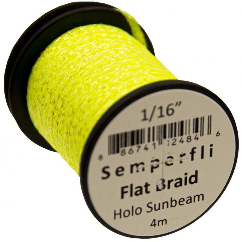 Semperfli Flat Braid 1,5mm Holo Sunbeam