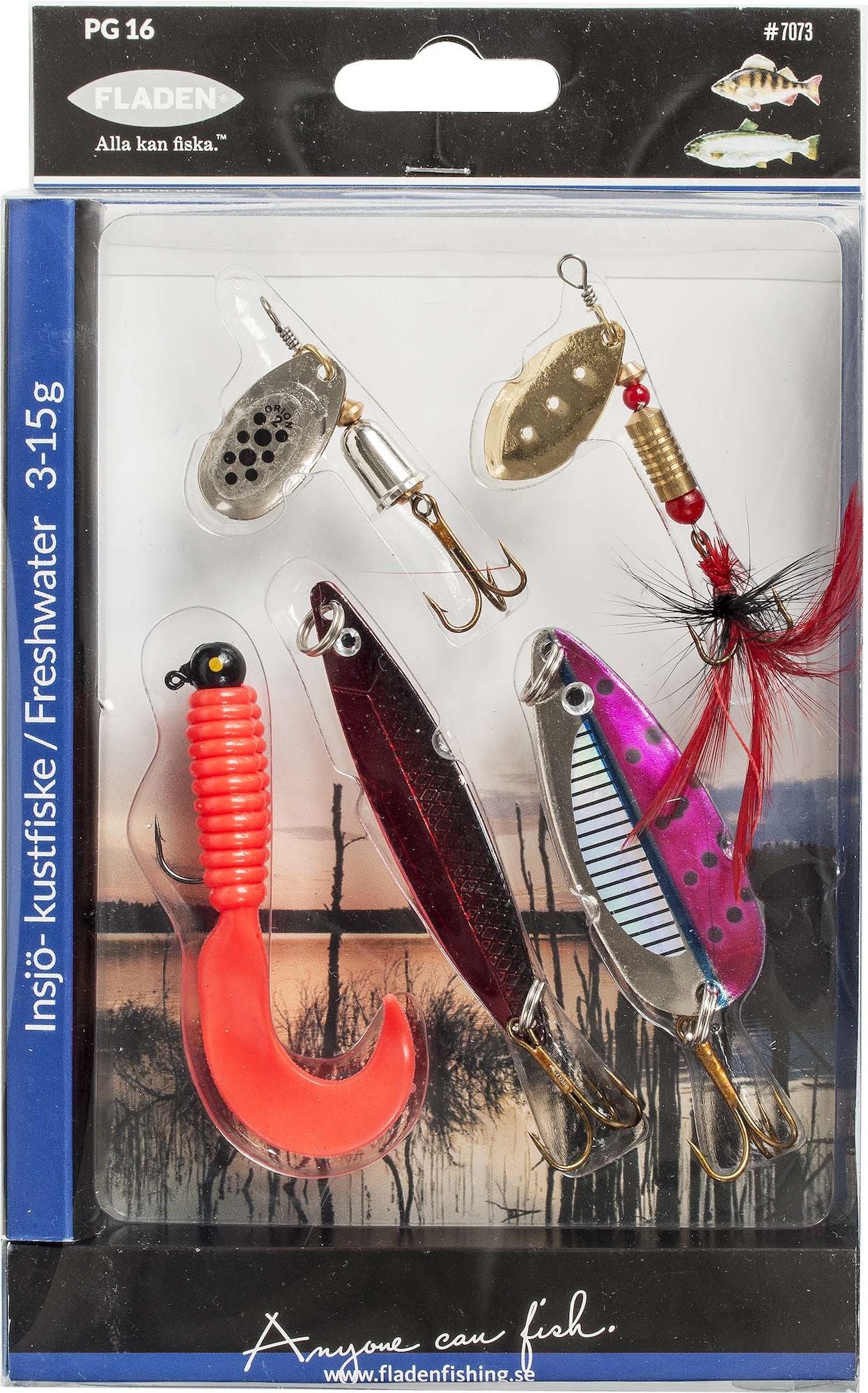 Fladen Edelfisk 5-pack Sluksett