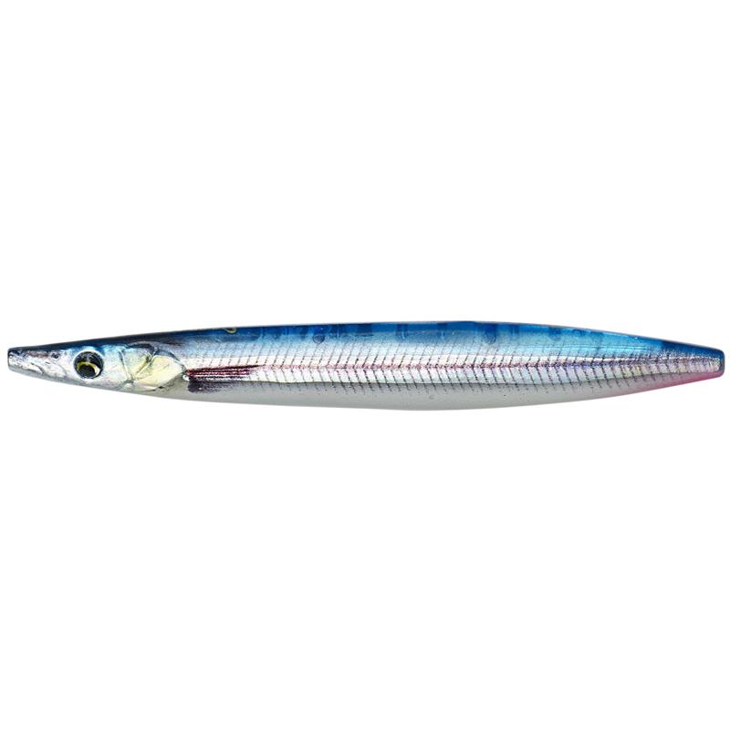 Savage Gear 3D Line Thru Sandeel 19g Blue Silver UV 12,5cm