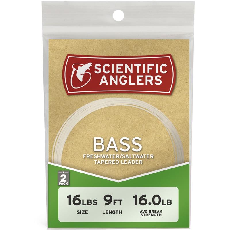SA Bass Leader 9' 12# / 0,25mm 2-pack