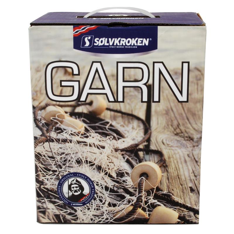 Sølvkroken Fjordgarn 25m x 1,8m grå Sjøgarn, 0,30 63mm