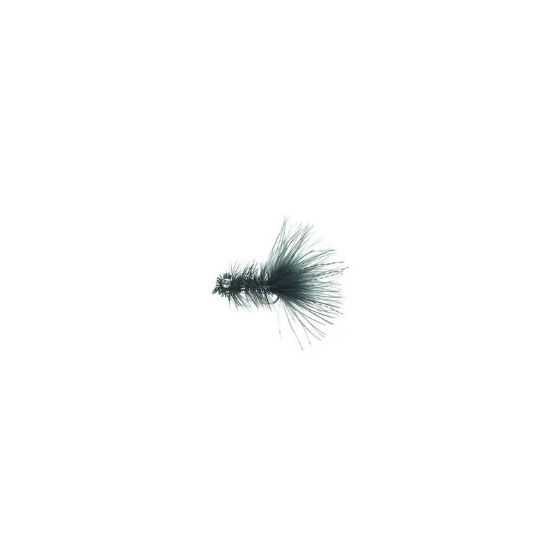 Krystal Wooly Bugger #6 Black Kjøp 12 fluer få gratis flueboks