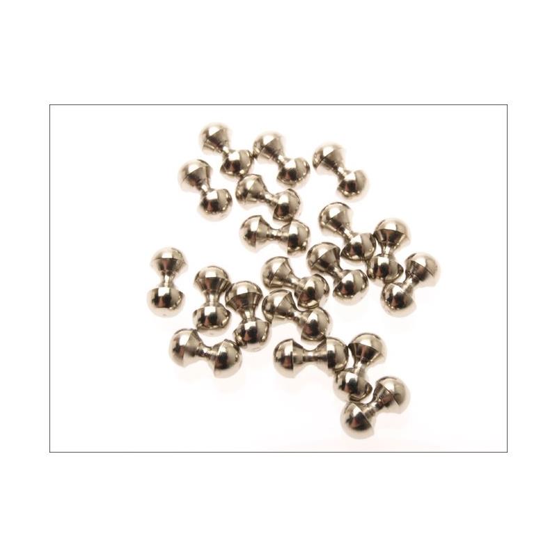Twin Eyes - Silver 5mm. The Fly Co