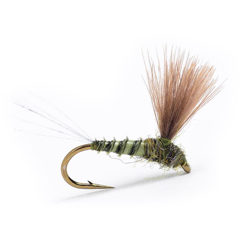 CdC Biot Comparadun Grey Olive #18 Kjøp 12 fluer få gratis flueboks