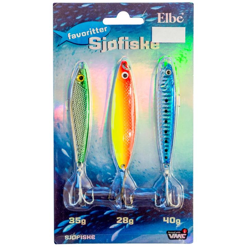 Elbe Sjøfiske-favoritter 3pk