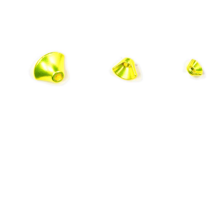 FITS 1/2 Turbo Cones Yellow Met Micro Frödin Flies