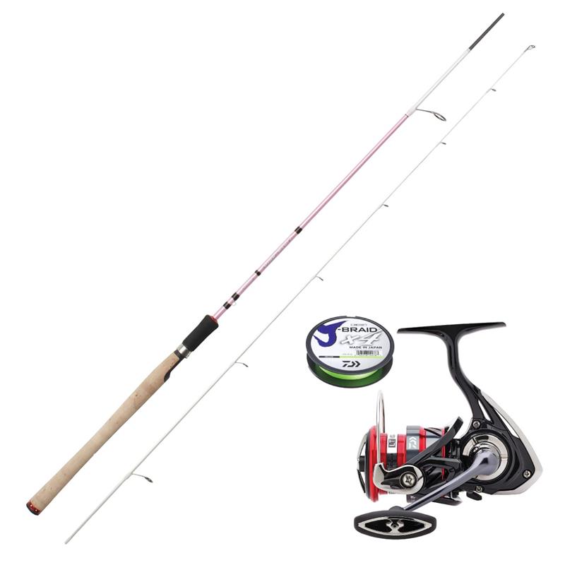 Okuma Pink Pearl V2 7,1' /Daiwa Ninja LT Perfekt allround fiskesett