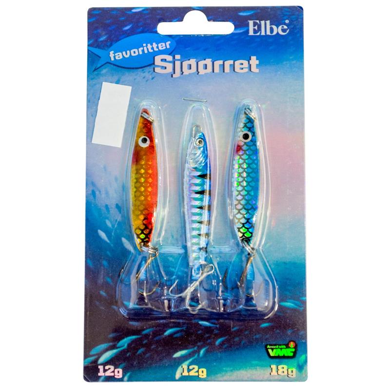 Elbe Sjøørret-favoritter 3pk Sjøørretfiske