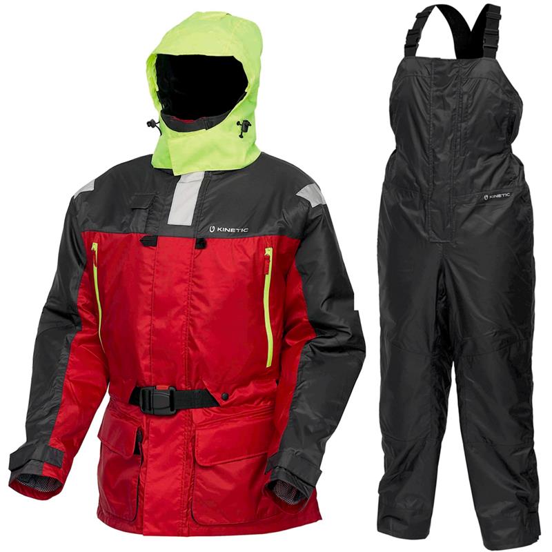 Kinetic Guardian Flotation Suit S 2-delt flytedress - Red/Stormy