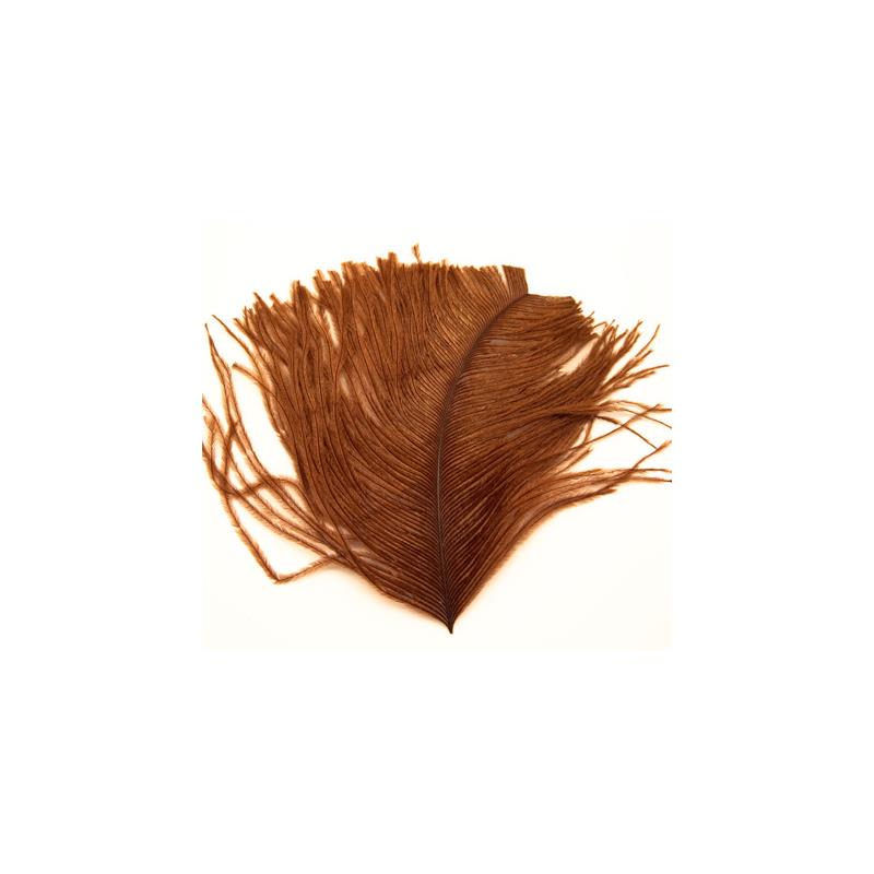 Ostrich Herl - Brown Wapsi