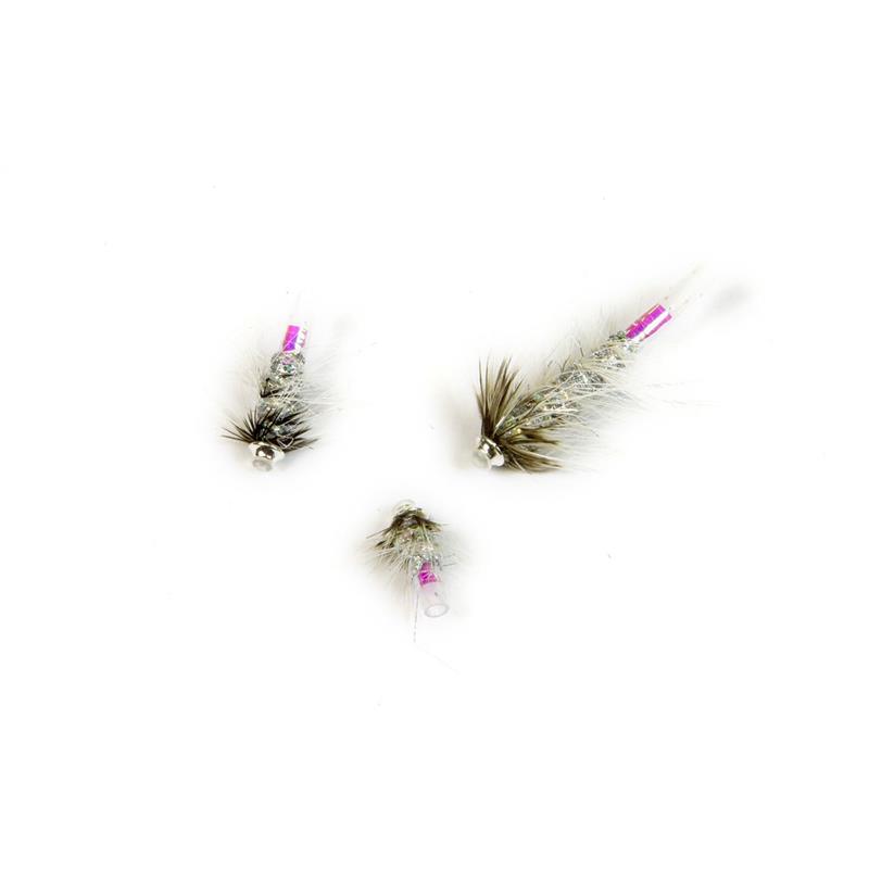 Frödin Flies Loose Bodies 1, 2 og 3cm Silver & Silver