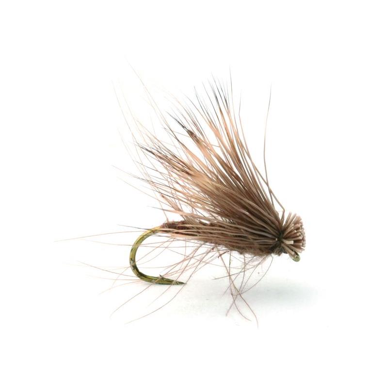 Cdc Elk Caddis Brown #14 Kjøp 12 fluer få gratis flueboks