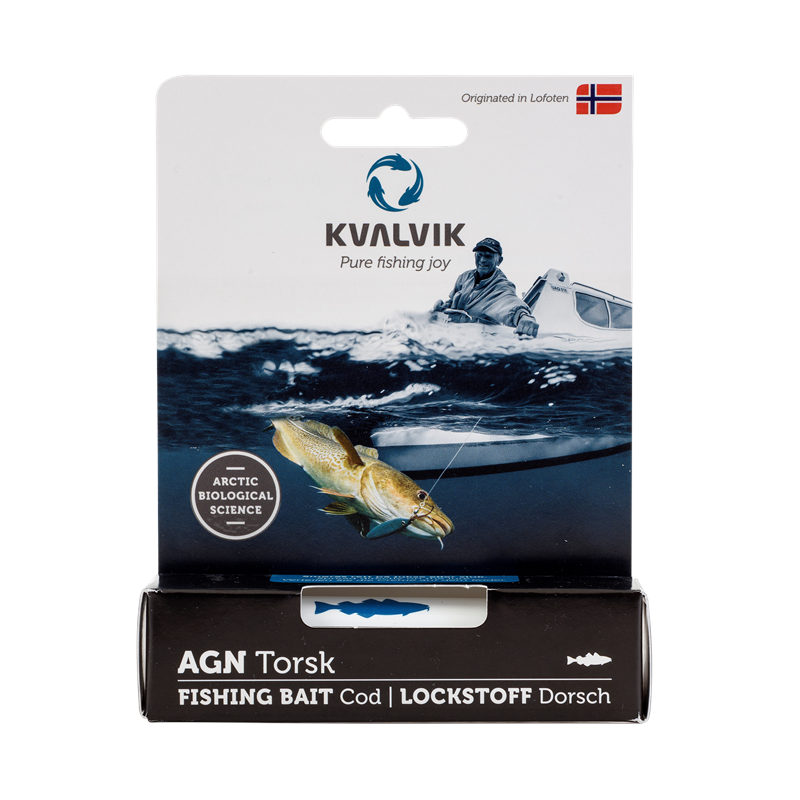 Kvalvik Bait Cod Lukt/smak på tuber for torsk!