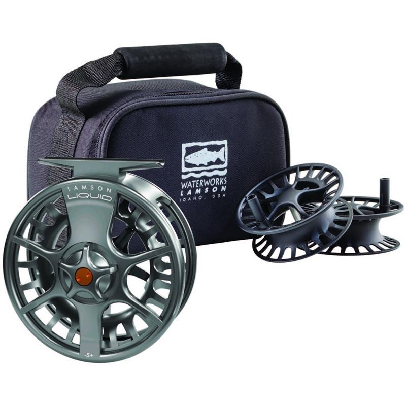 Lamson Liquid 3-pack Reel-5+ Smoke