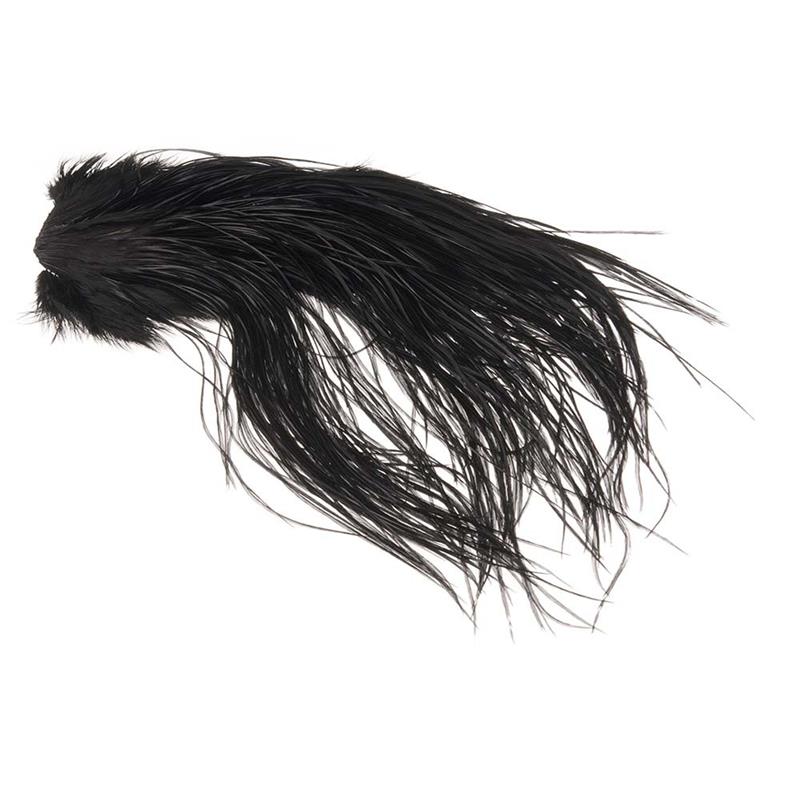 Whiting Dry Fly Saddle Black Bronsegradering