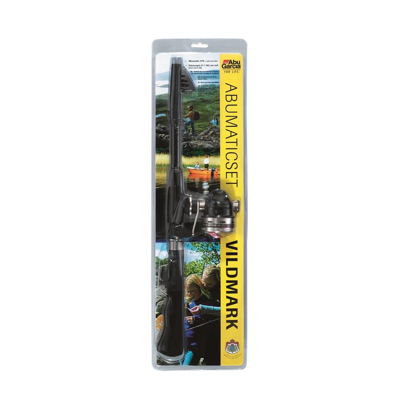 Abu Garcia Abumatic Vildmark 6' 6' stang og snelle