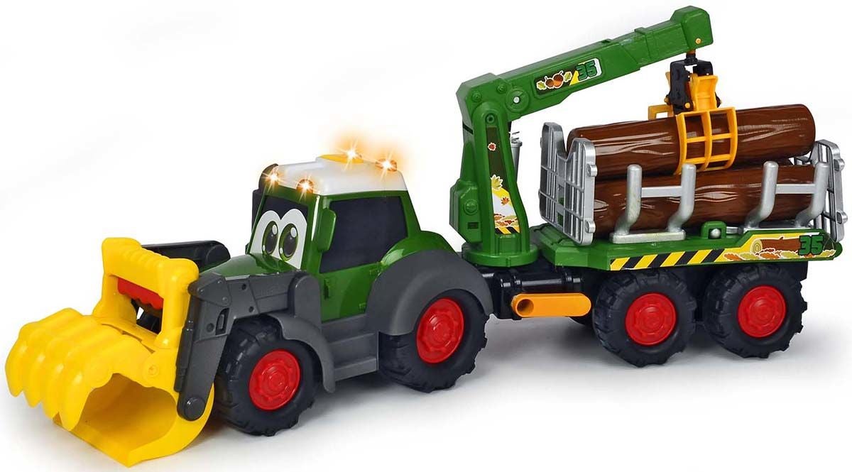 Dickie Toys Happy Traktor Skogsmaskin