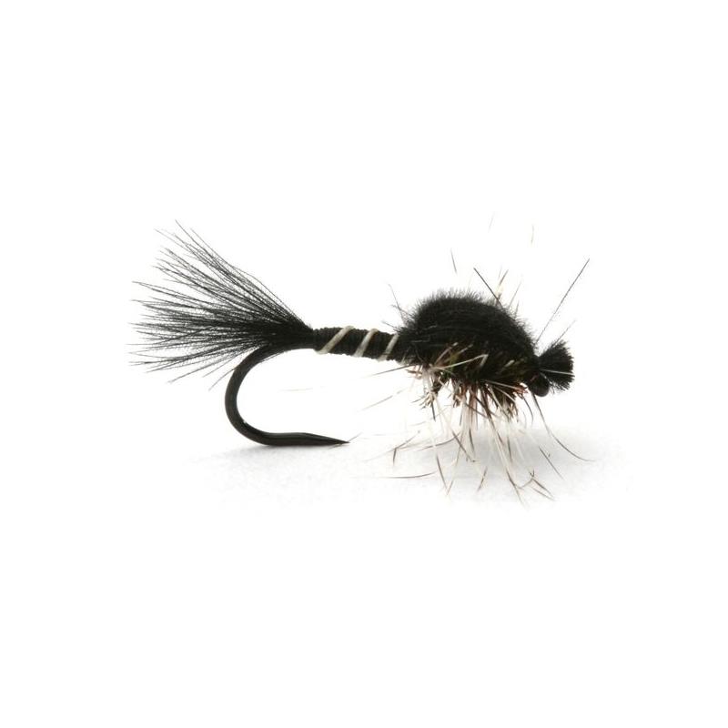 Hatching Midge Black/Grey #16 Kjøp 12 fluer få gratis flueboks
