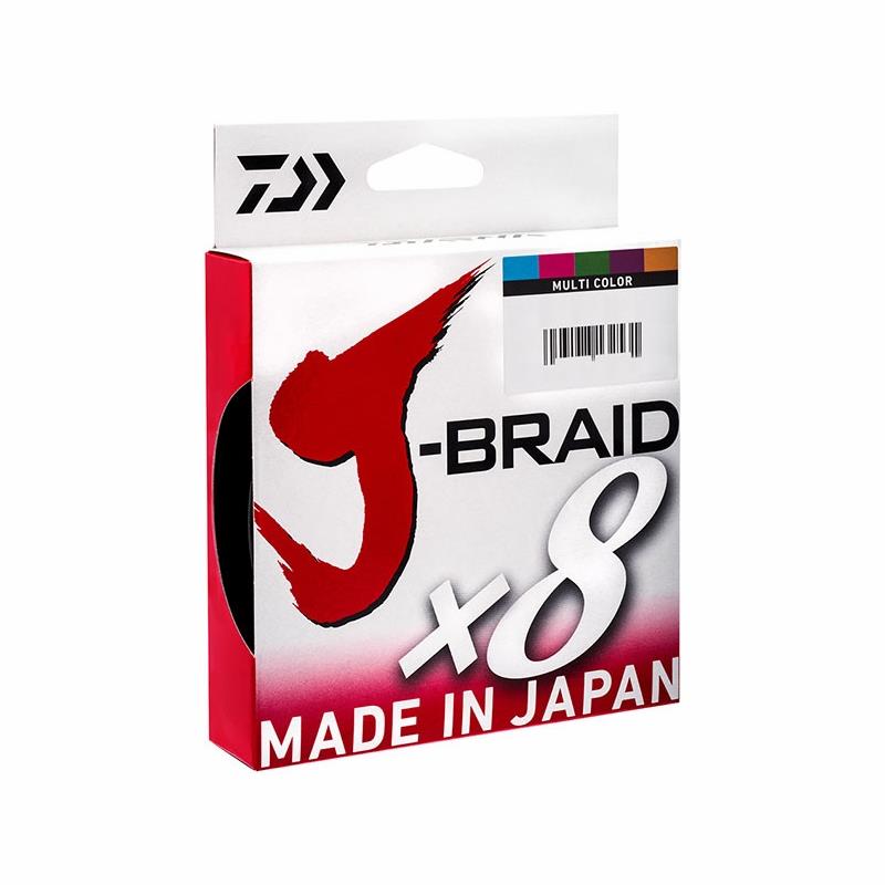 Daiwa J-Braid X8 300m - 0,35mm Multi-colour