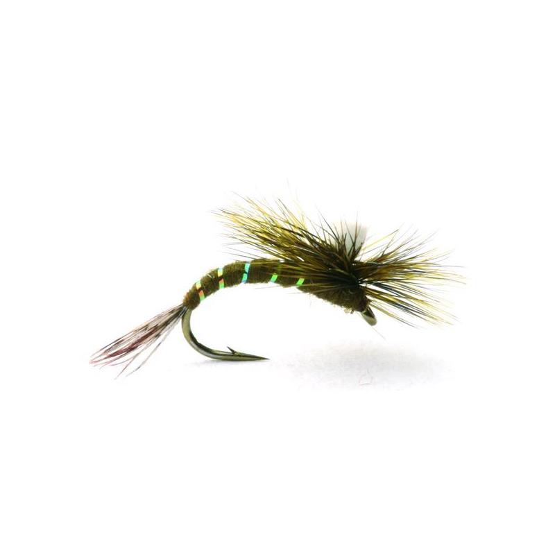 Baetis Klekker Dark Olive #16 Kjøp 12 fluer få gratis flueboks