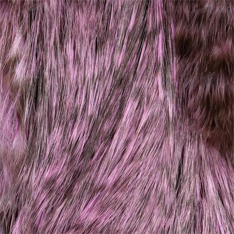 Whiting Bird Fur Grizzly/Shell Pink