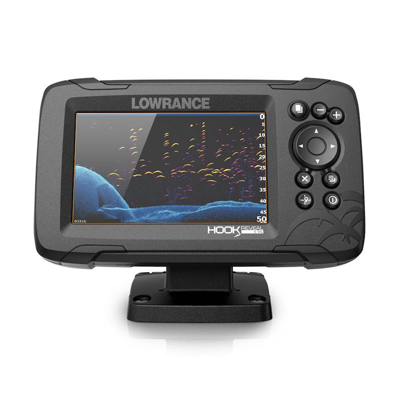 Lowrance Hook Reveal 5 ekkolodd, GPS 5" skjerm, 83/200 HDI ROW