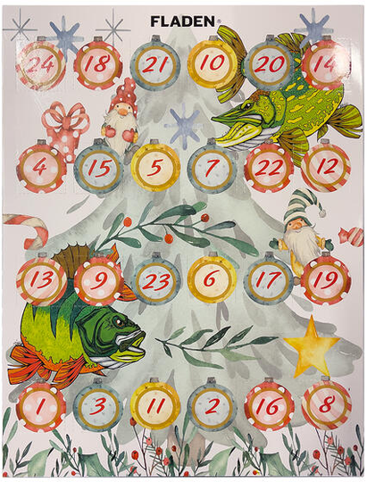 Fladen Julekalender 24 kalender luker