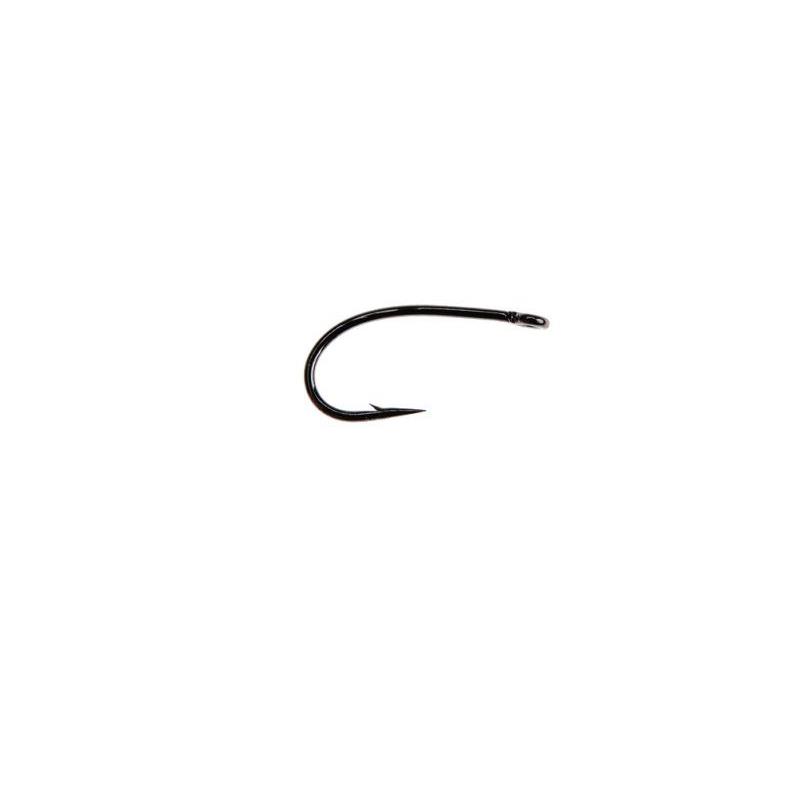 Ahrex FW510 Curved Dry Fly #18 Sort finish - 24 stk