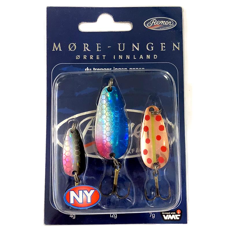 Remen Sluksett Møreungen Ørret Innland 3 pk