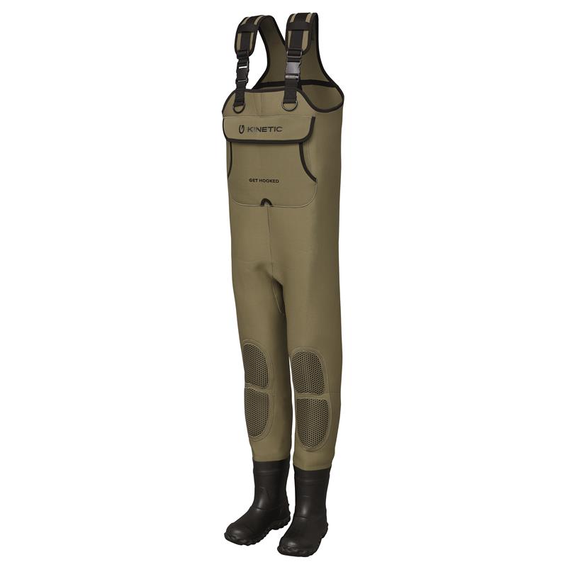 Kinetic Nord Neoprene Wader Bootfoot 46 Light Olive