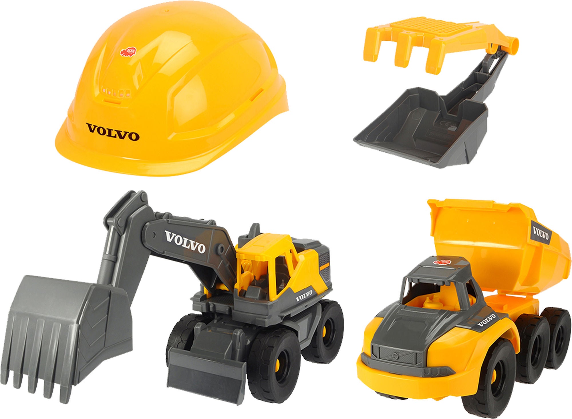 Dickie Toys Volvo Lekesett Med 2 Arbeidskjøretøy