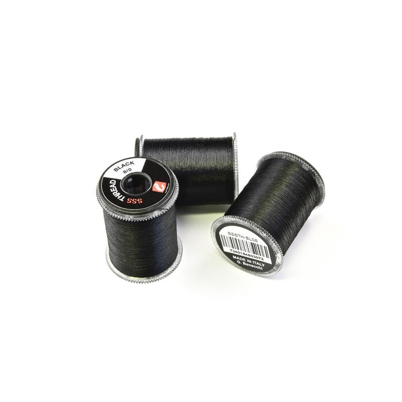 SSS Tying Thread Black 8/0 Frödin Flies