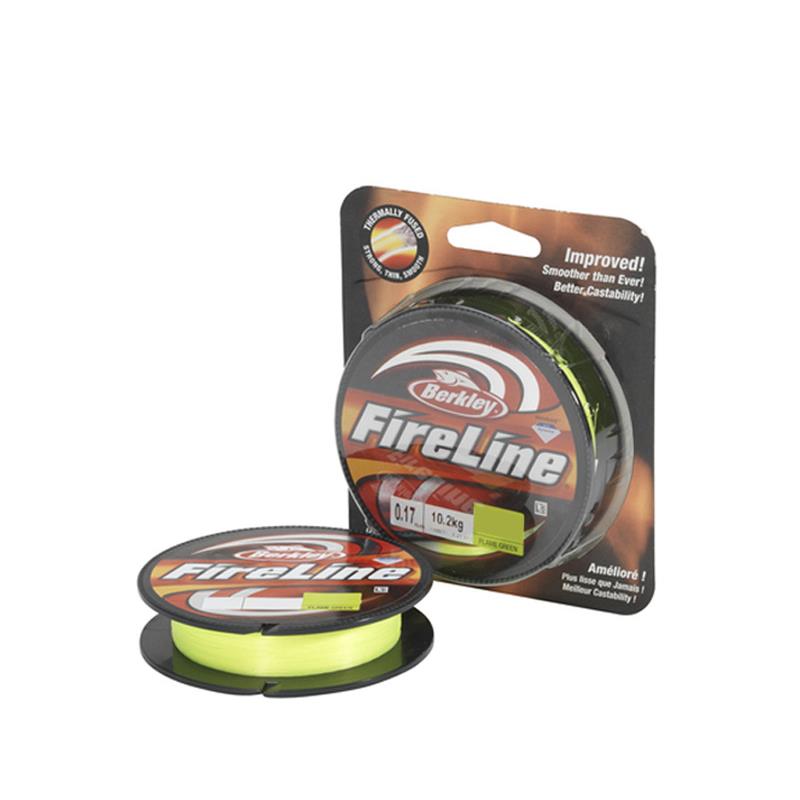 Berkley Fireline Flame Green 110m 0,10mm Verdens mest kjente og brukte superline!