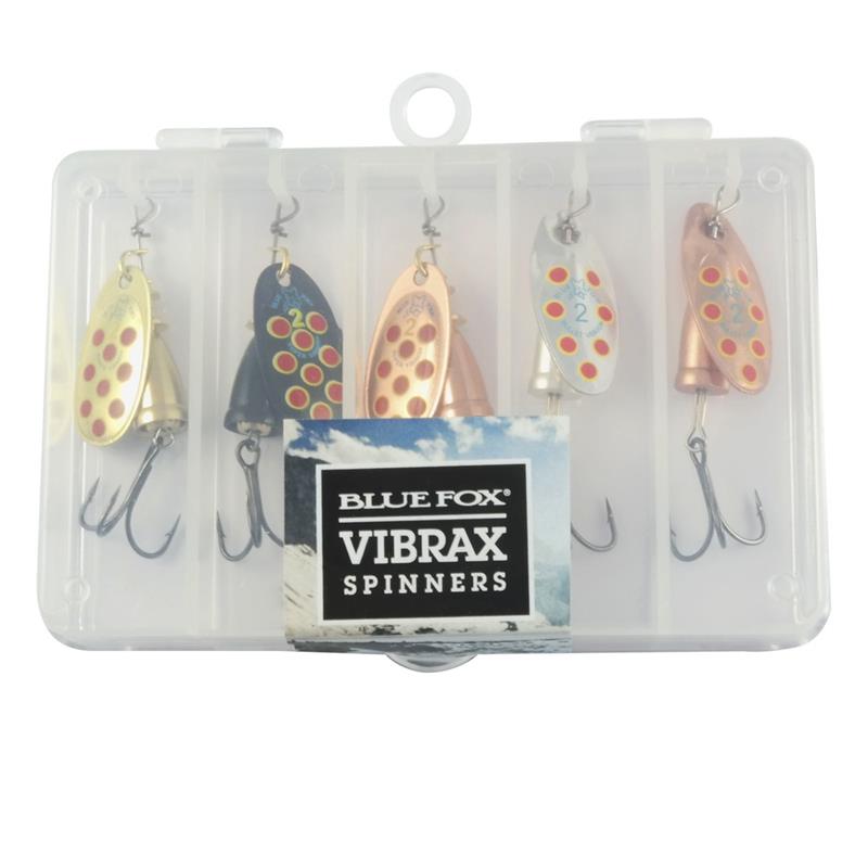 Vibrax spinnersett m/boks 5pk