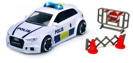 Dickie Toys Politibil Audi RS3