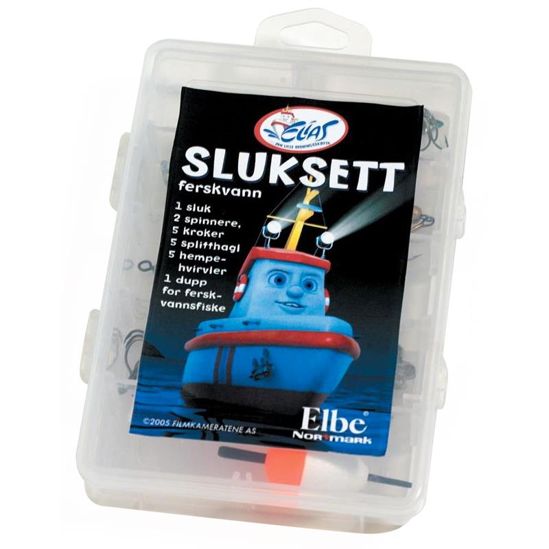 Elias sluksett ferskvann Perfekt til barnas første fisketur