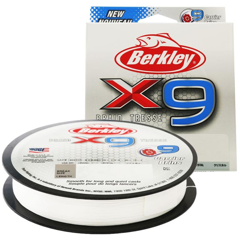 Berkley X9 Braid 270m 0,40 mm Crystal
