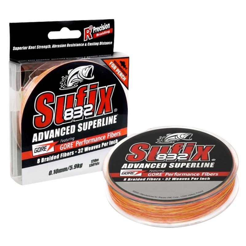 Sufix 832 Gore Braid Fire Camo 0,10 mm 120m