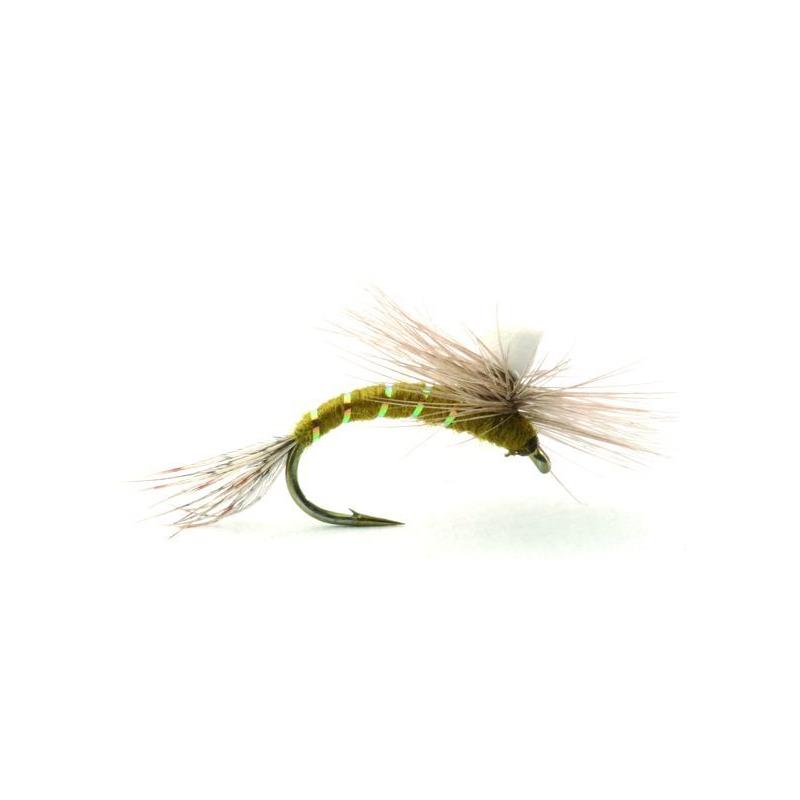 Baetis Klekker Olive #14 Kjøp 12 fluer få gratis flueboks